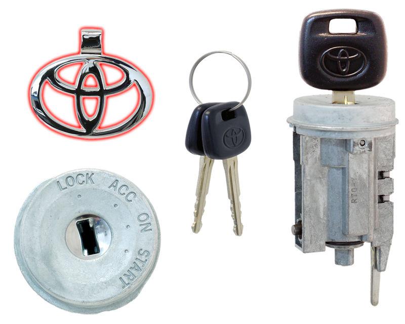 Toyota echo 2003 2004 - ignition lock cylinder w/2 new keys - dealer brand new