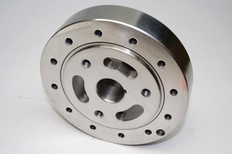 Prwchevy 262-350/ 348-409, sfi steel damper,1955-95, int. bal, 6.75"od, polished