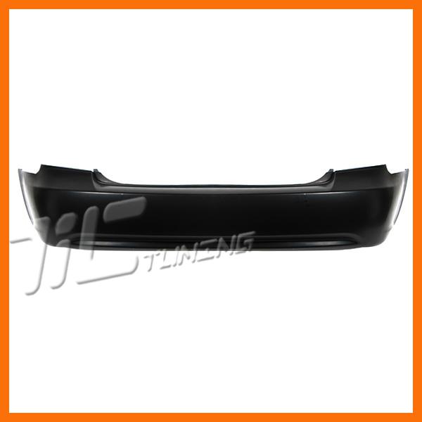 Unpainted primered black bumper cover rear for 06-09 hyundai accent sedan