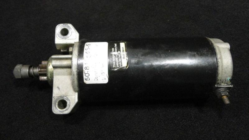 Starter motor assy #818445 5 mercury mariner 1998-2002 225-300hp outboard (313)