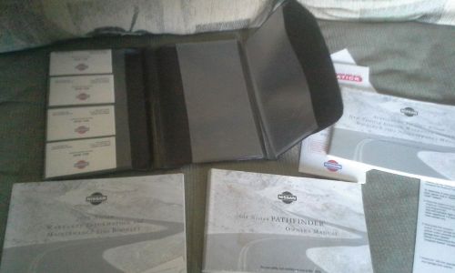 2001 nissan pathfider manuals in billfold