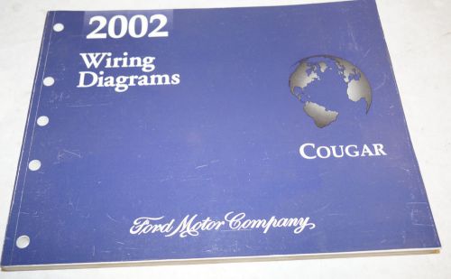 2002 mercury cougar factory electrical wiring diagrams service manual