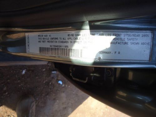 98 99 00 passat coil/ignitor 1.8l 898581