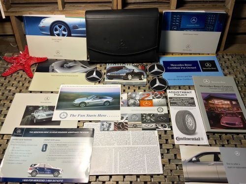 2005 mercedes sl500 sl55 sl600 sl65 owners manual +navigation bk +quick tip (oem