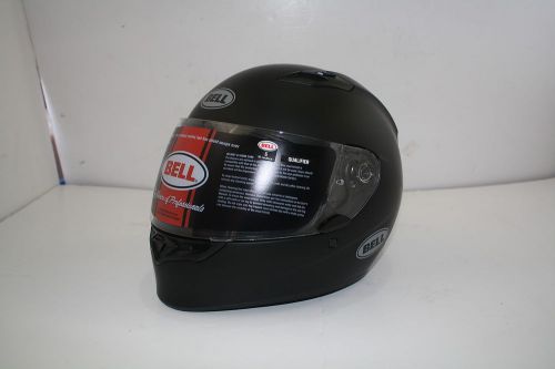 Bell qualifier small solid matte black motorcycle full face helmet sml sm