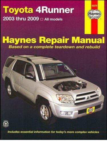 Toyota 4runner repair manual 2003-2009