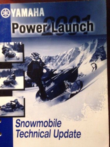 2001 yamaha power launch snowmobile technical update manual factory oem book srx