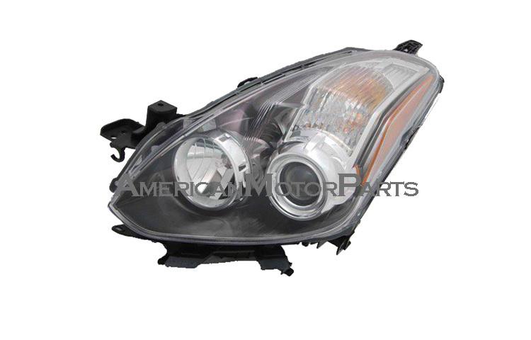 Left driver side replacement headlight halogen type 10-12 nissan altima 2dr