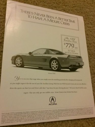 Acura nsx literature set - 12 item lot to add to your collection!