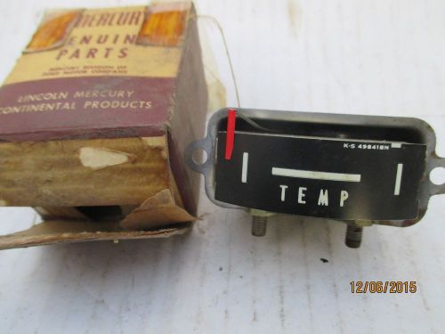 Nos ford fek-10883-c 1957 mercury water dash temperature gauge new part