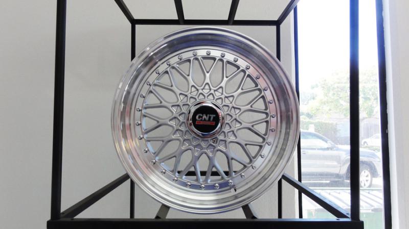 17x8.5 cnt racing rs1 wheels 5x100 5x114 silver for wrx nissan 240sx s14