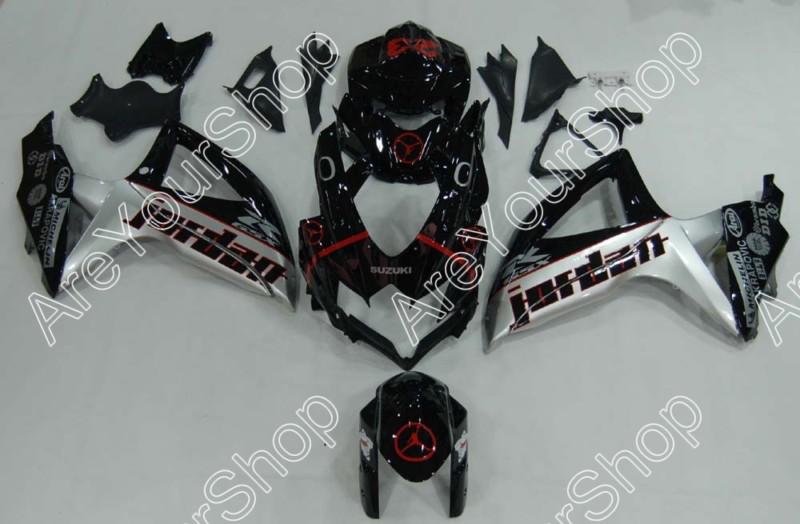 Fit for suzuki gsxr 600/750 2008-2009 bodywork fairing complete abs plastics 9#