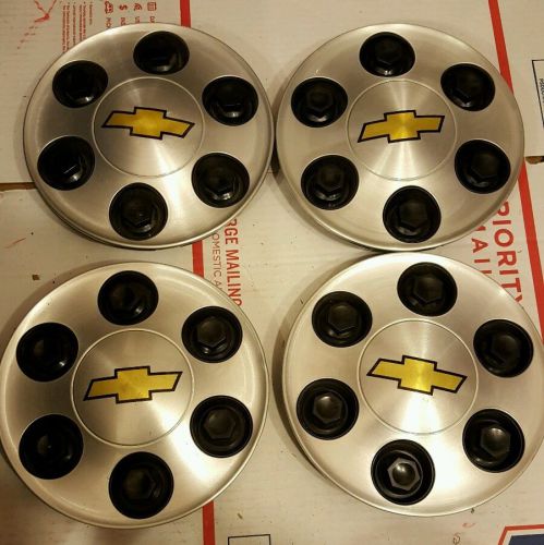 2007-13 chevy silverado tahoe suburban 1500 wheel center caps 4-set #2 9596341