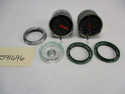 1959 1960 chevy impala el camino / all dash clock parts lot oem