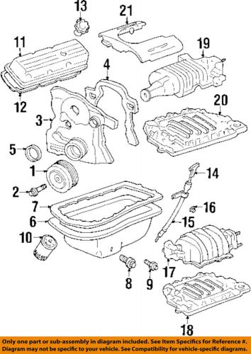 Pontiac gm oem 92-94 bonneville engine parts-drain plug 3921988