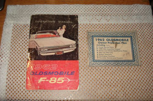 1962 oldsmobile f-85 owners manual original rare glovebox missing back covers