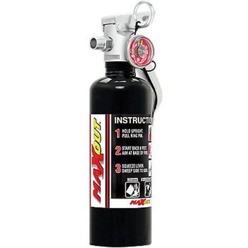 H3r performance maxout 1 lb dry chemical refillable fire extinguisher black