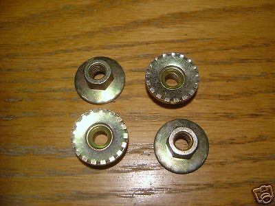 64-74 mopar a b e body cuda charger dart 1 &#034; seat &amp;b body blower motor nuts (4)