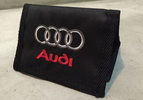 New audi black wallet flag