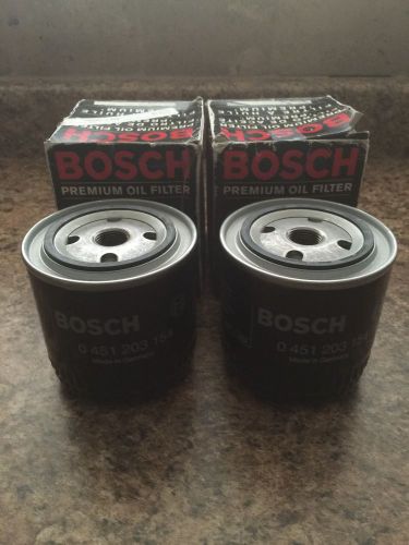 2x oil filter bosch 0451203154 p3154 alfa romeo 1750-2000 alfasud  sprint-72189