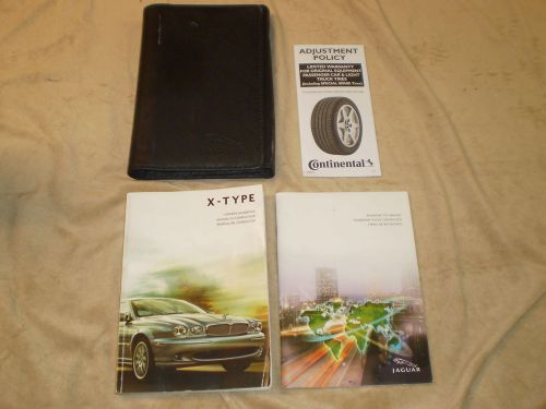 2008 jaguar x type car owners manual books guide case all models