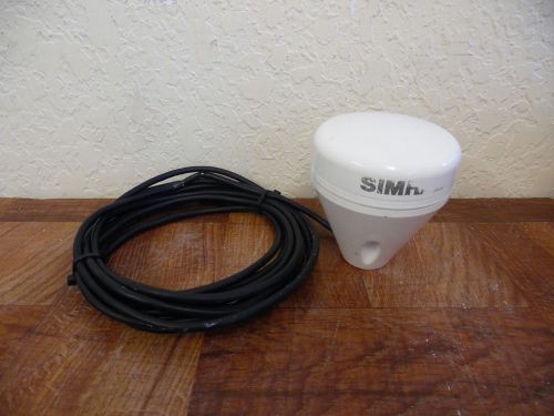 Simrad gs10 simnet gps antenna w/ 5 meter simnet drop cable tested in great cond
