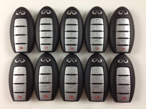 Lot of 10 infiniti jx35 qx60 13-16 oem smart key less entry remote power gate