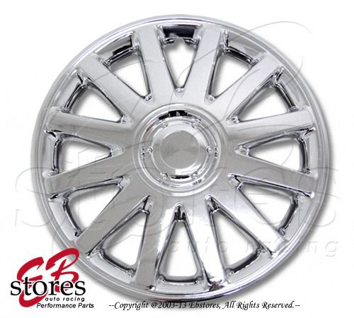 Hubcaps style#610 16&#034; inches 4pcs set of 16 inch chrome wheel skin cover hub cap