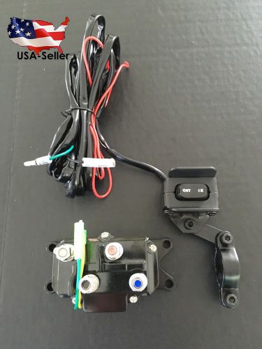 Atv winch contactor solenoid relay &amp; winch switch