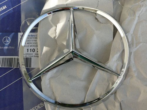 Genuine mercedes trunk lid emblem / badge for w110 w111 w112 sedan nos!