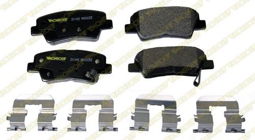 Monroe dx1445 brake pad or shoe, rear-monroe dynamics brake pad