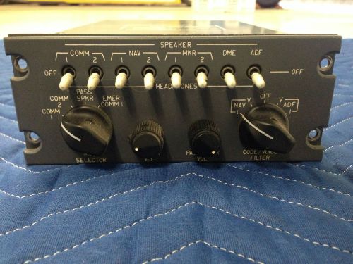 Cessna citation - avtech corporation audio control box p/n: 1630-1