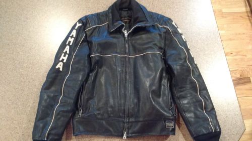 Yamaha leather snow mobile jacket size xl