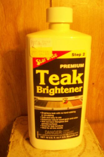 Star brite premium teak brightener - 16oz - #81516 - new sealed