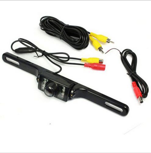 Long license plated car rear view backup camera night vision waterproof anti-fog