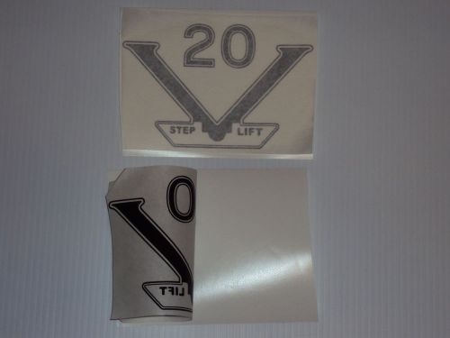 2  wellcraft v 20 step lift  decal set marine vinyl boat decals stickers