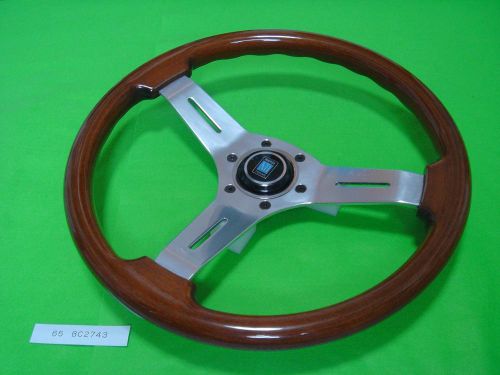 Nardi wood steering wheel! to ae86 civic crx rx7 roadster silvia mini etc t65