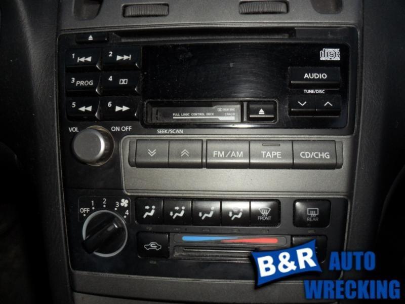 Radio/stereo for 00 nissan maxima ~ recvr am-fm-stereo-cass-cd w/o bose thru 2/0