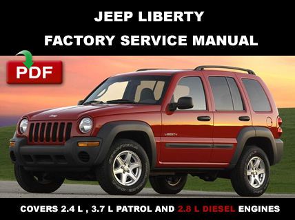 Jeep liberty diesel 2002 - 2007 oem factory service repair workshop fsm manual