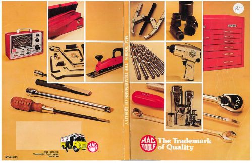 81 1981 antique mac general &amp; specialty auto tools manual catalog