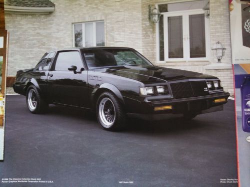 Buick grand national &amp; gnx posters - mint condition !!