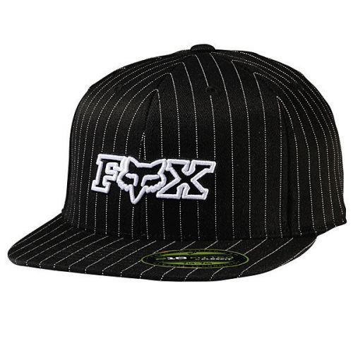 Sell Fox Racing Protocol Fitted Hat Black Pinstripe/White in Holland ...