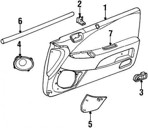 Chrysler oem  speaker cover 0js62sk5 image 5