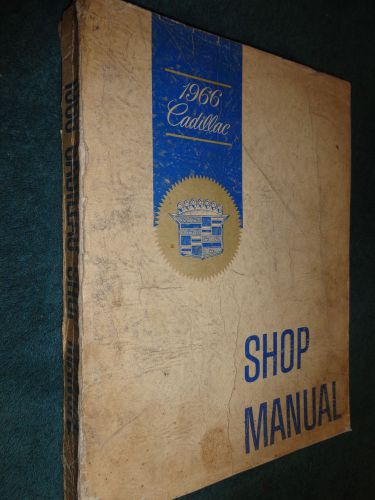 1966 cadillac shop manual / service book / original!!