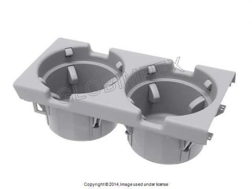 Bmw e46 (1999-2006) cup holder in center console (gray) genuine