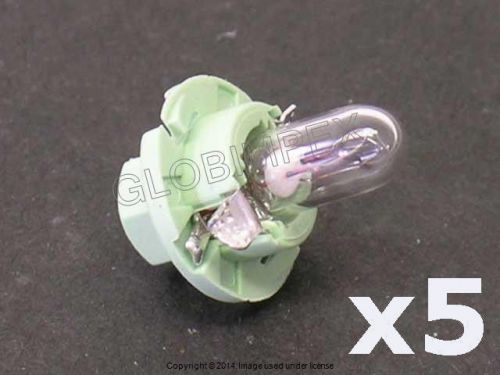 Audi (84-87) clear glass bulb  12v-2w oem new + 1 year warranty