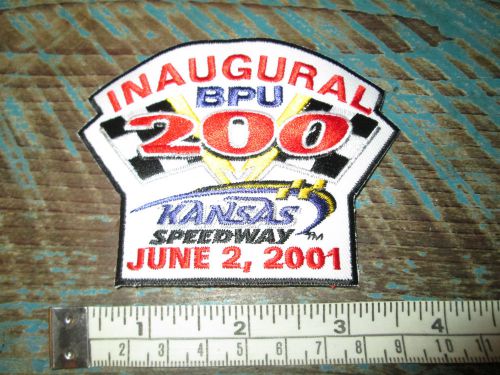 2001 bpu 200 kansas speedway racing patch arca re max jason jarrett 67 chevy