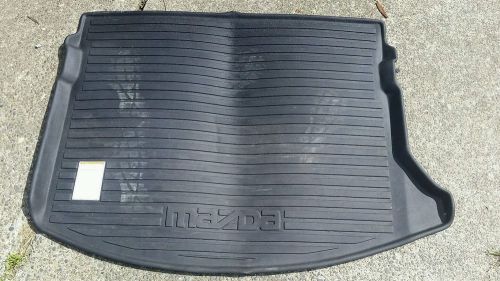 2010-2013 mazda 3 mazdaspeed 3 oem all weather rubber cargo mat fits 5 door only