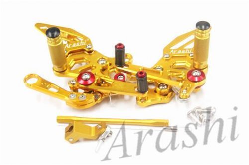 Rearset rear set for aprilia rsv4 r factory 2009-2011 gold w35