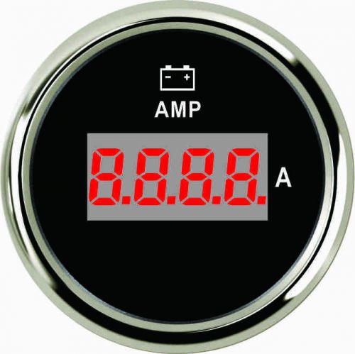 52mm black digital ampere gauge ±150a pea2-bs±150 (800-00154)